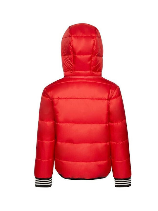 Geox Kids Casual Jacket short Double Sided Hooded Red