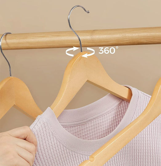 Songmics Clothes Hanger Beige CRW031NL 30pcs