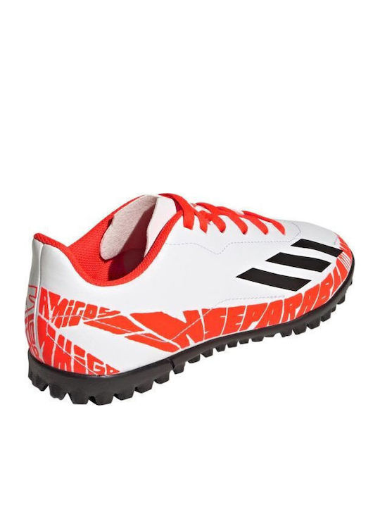 X Speedportal Messi.4 Kids Turf Soccer Shoes White