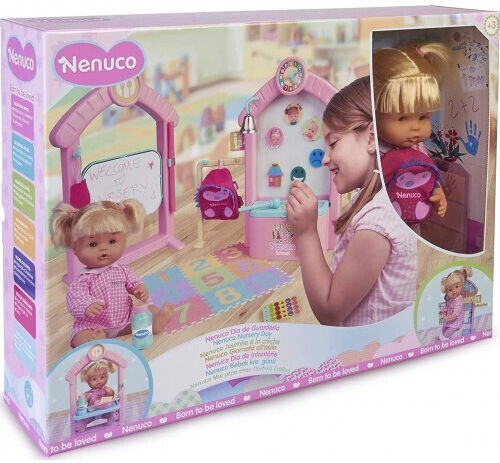 Giochi Preziosi Nenuco Baby Doll Set A Day at the Kindergarten for 3+ Years 35 cm