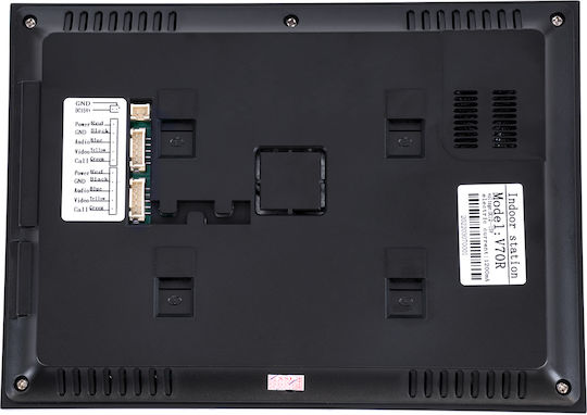 GloboStar Wireless Video Intercom Set Wi-Fi Black