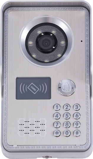 GloboStar Wireless Video Intercom Set Wi-Fi Silver