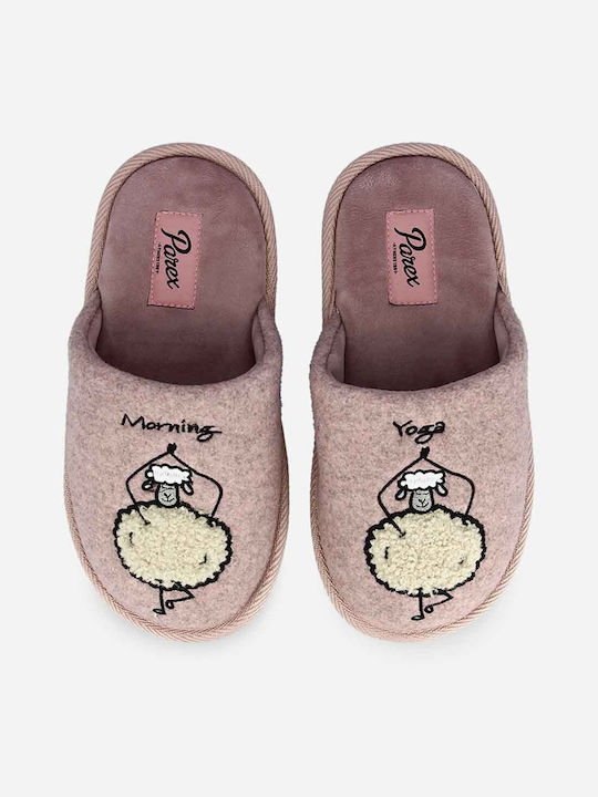 Parex Animal Women's Slippers In Pink Colour 10126127.PI