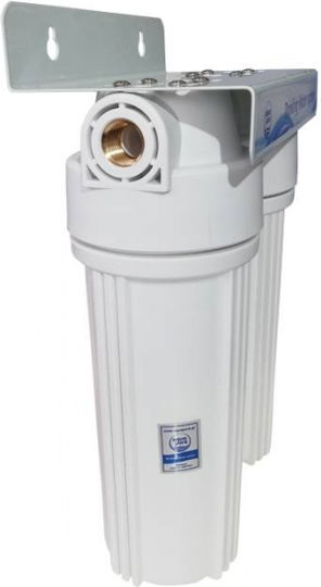 Aqua Pure 2-Stage Under Sink / Central Supply Water Filter System Home Ufcto with 10" Replacement Filter Aqua Pure APUF 2T 0.01 μm & Aqua Pure PLUS AP-CTO 975 0.6 μm