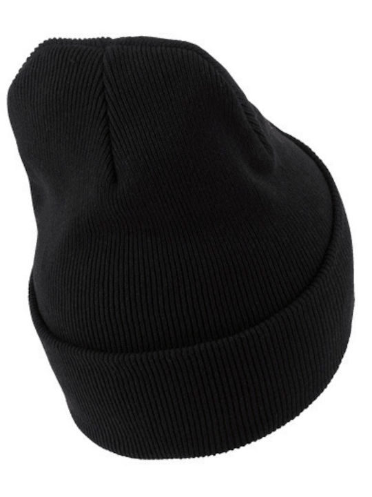 Sportswear Beanie Ανδρικός Σκούφος Πλεκτός σε Μαύρο χρώμα