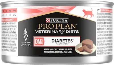 Purina Feline DM Cat Wet Food for Adult Cats for Diabetes In Can with Fish 1pc 195gr