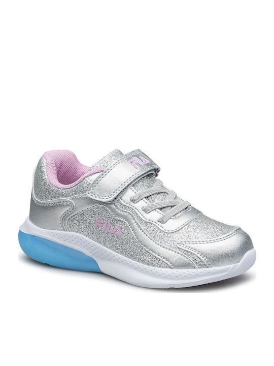 Memory Spectrolite Kids Sneakers with Scratch Silver