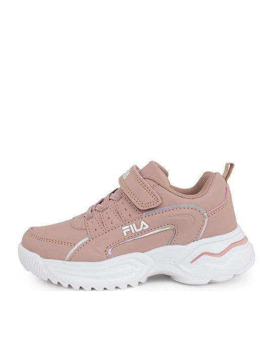 Memory Line Παιδικά Sneakers με Σκρατς Ροζ