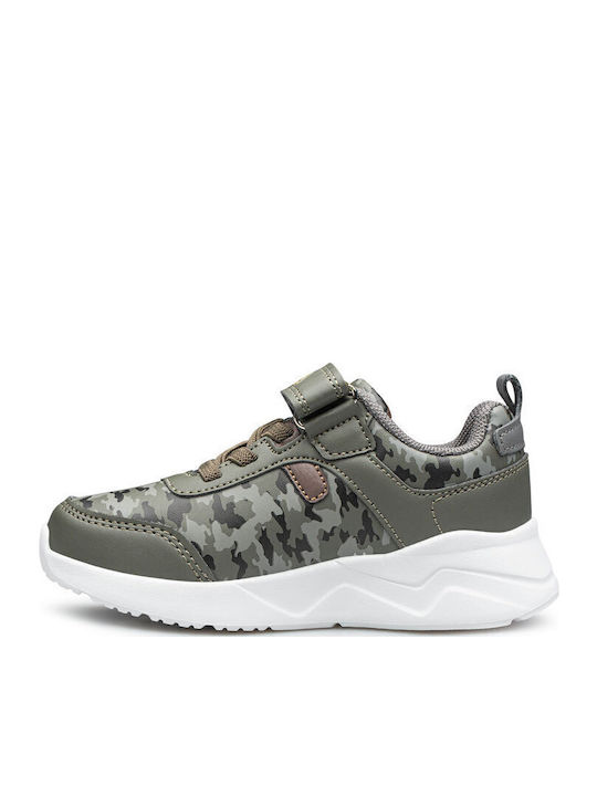 Brett 2 Kids Sneakers with Scratch Khaki