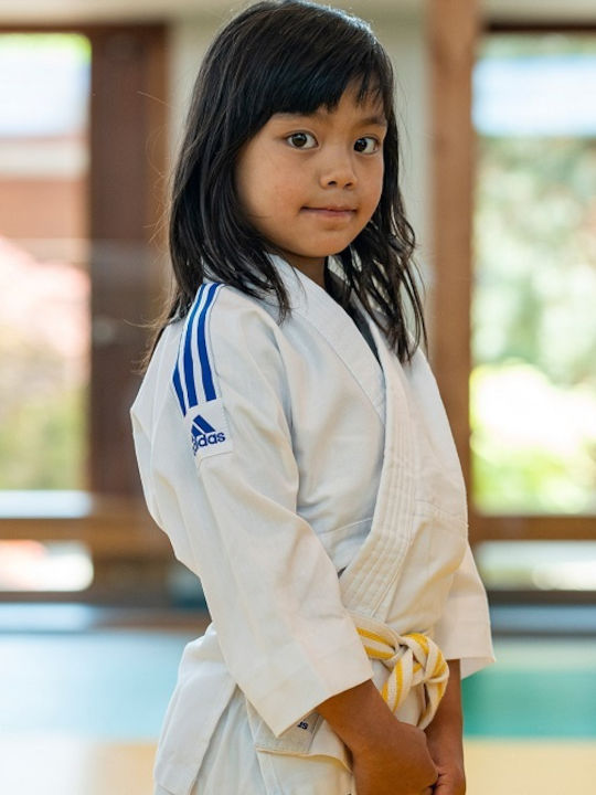adidas Evolution Kids Judo Uniform White