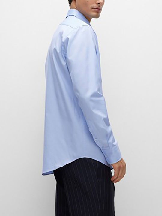 Boss Baumwolle Hemd Hellblau