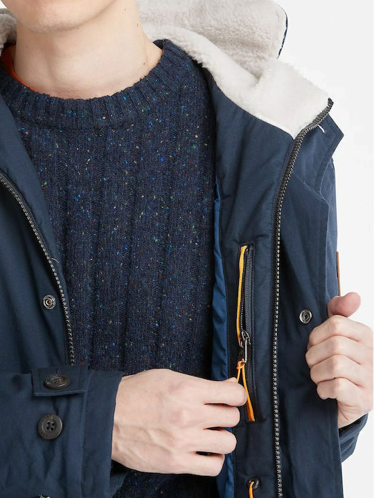 Kelsey Winter Jacket Parka Navy Blue