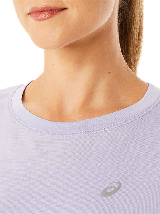 Race Women's Crop T-shirt Fast Drying Purple