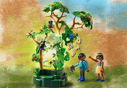 Playmobil Wiltopia Tropischer Baum und Entdecker für 4-10 Jahre