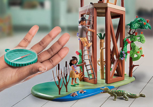 Playmobil Wiltopia Beobachtungsturm mit Kompass für 4-10 Jahre