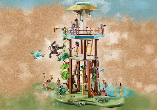 Playmobil Wiltopia Beobachtungsturm mit Kompass für 4-10 Jahre