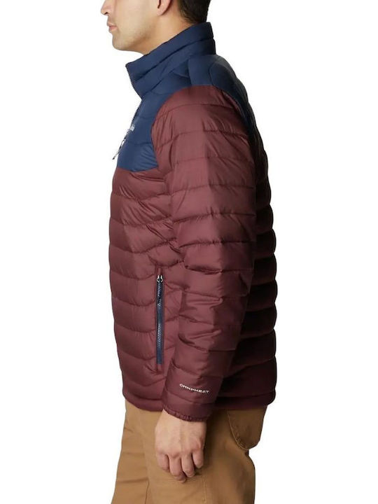 Powder Lite Winter Jacke Puffer Bordeaux