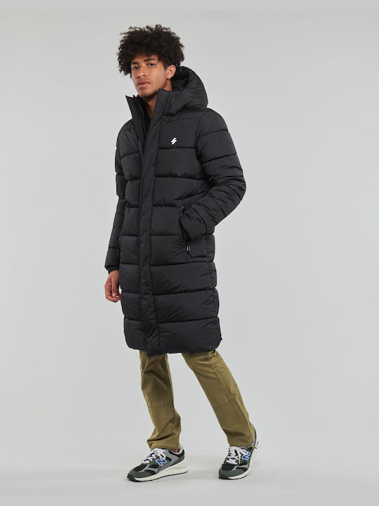 LONGLINE Winter Jacket Puffer Black