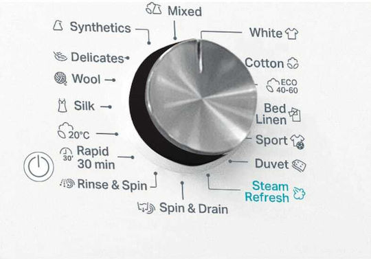 Whirlpool Washing Machine 9kg with Steam Technology 1400 Rounds FreshCare+ FFD 9469 BCV EE