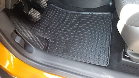 Frogum Set of Front and Rear Mats 4pcs Tray Type for Opel Grandland X 2017 Black