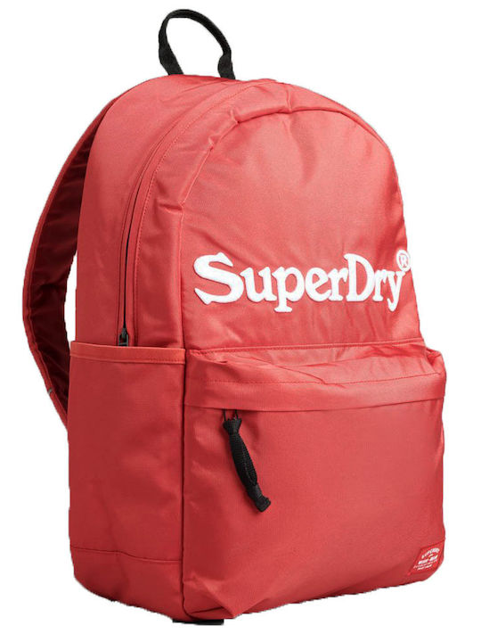 Superdry Vintage Grafik Montana Schulranzen Rucksack Junior High-High School in Rot Farbe