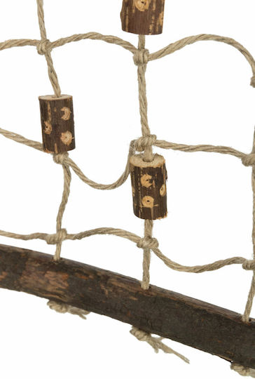 Trixie Natural Living Wooden Bird Cage Game Rope 27x24cm