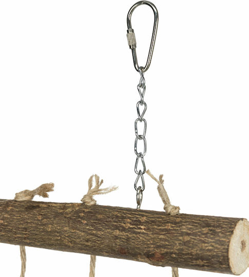 Trixie Natural Living Wooden Bird Cage Game Rope 27x24cm