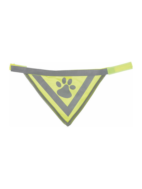 Trixie Bandană Pentru Câine Bandană Fosforescentă Small/Medium În Culoare Galbenă