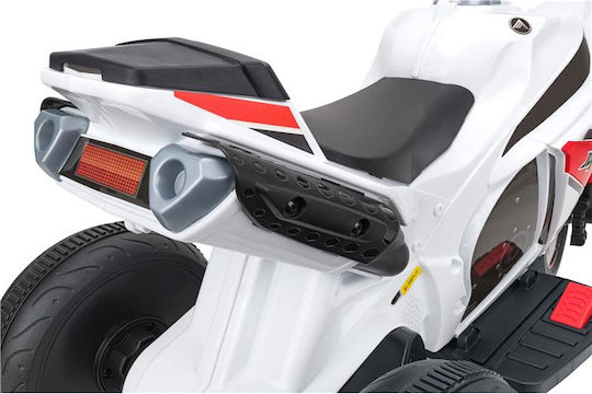 Kids Motorbike Inspired Electric 6 Volt White