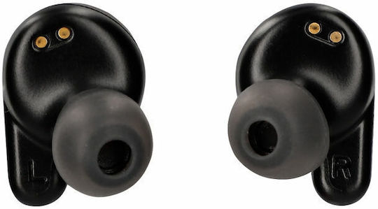Ksix Satellite In-Ear Bluetooth-Freisprecheinrichtung Kopfhörer mit Ladeetui Schwarz