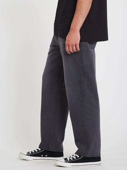 Fa Modown Ανδρικό Παντελόνι Τζιν με Loose Tapered Εφαρμογή Stoney Black