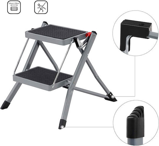 Songmics Step Ladder iron 2 Stair