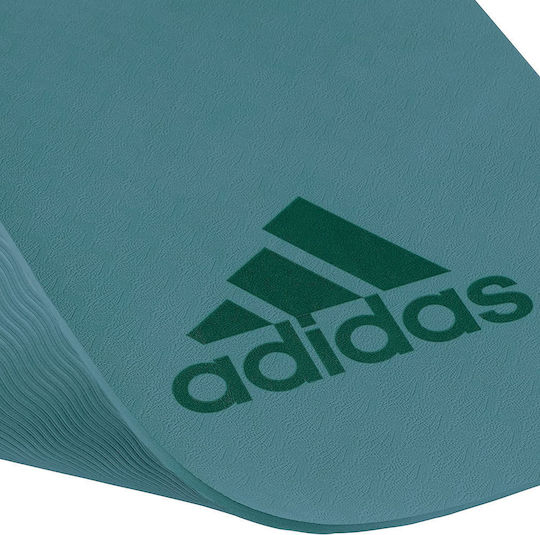 adidas Premium Fitnessmatte Yoga Grün (176x61x0.5cm)