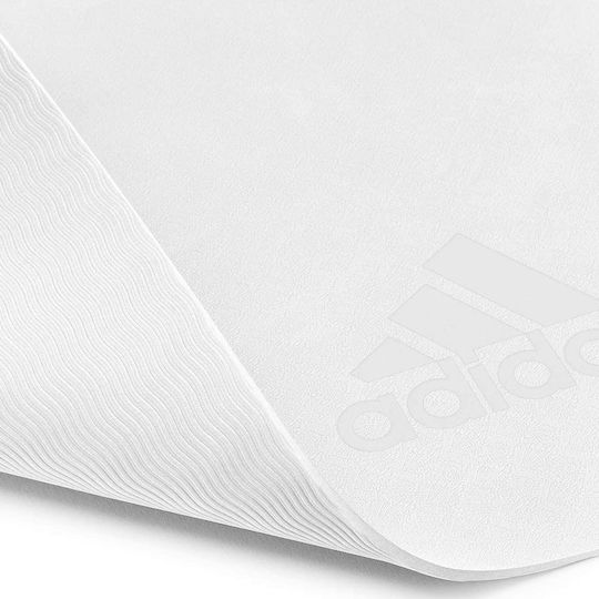 adidas Premium Foldable Exercise Mat Yoga White (176x61x0.5cm)