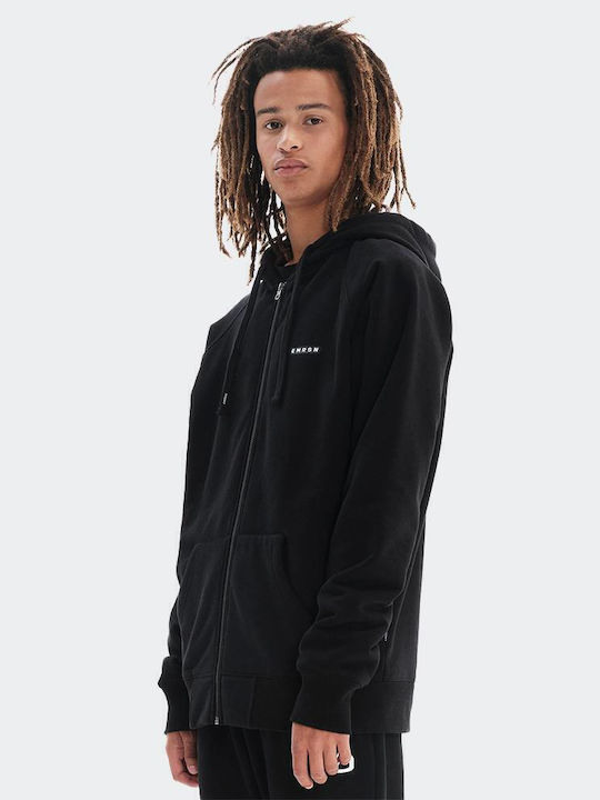 Cardigan With Hood Ebony 222.EM21.34-Black