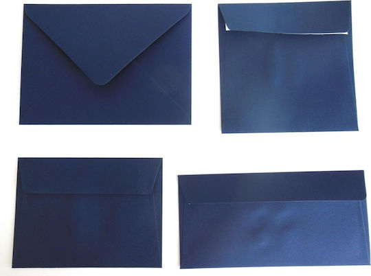 Envelope Correspondence with Adhesive 1pcs in Blue Color Envelopes 17x17 Aquarella 636014