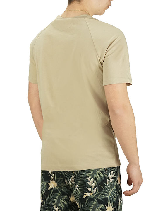 Jack & Jones Men's Short Sleeve T-shirt Beige