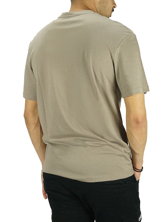 Jack & Jones Men's Short Sleeve T-shirt Khaki