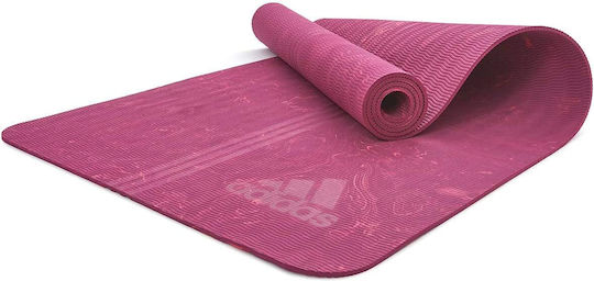 adidas Camo Exercise Mat Power Berry with Carry Strap (176x61x0.5cm)