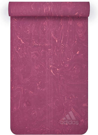 adidas Camo Exercise Mat Power Berry with Carry Strap (176x61x0.5cm)
