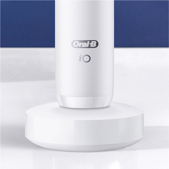 Oral-B iO Series 8 Electric Toothbrush with Timer, Pressure Sensor, and Travel Case White