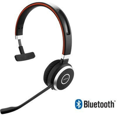 Jabra Evolve 65 SE Mono MS w/Charging Stand Wireless On Ear Multimedia Headphone with Microphone USB-A / Bluetooth