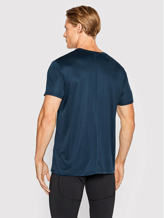 ASICS Core Αθλητικό Ανδρικό T-shirt Navy Μπλε Μονόχρωμο