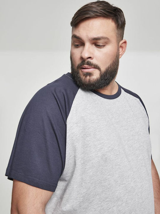 Contrast T-shirt Navy / Grey