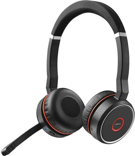 Jabra Evolve 75 SE Kabellose Auf dem Ohr Multimedia-Kopfhörer mit Mikrofon und Bluetooth-Konnektivität