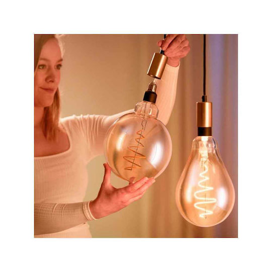 WiZ Smart Λάμπα LED 25W για Ντουί E27 και Σχήμα G200 Ρυθμιζόμενο Λευκό 390lm Dimmable