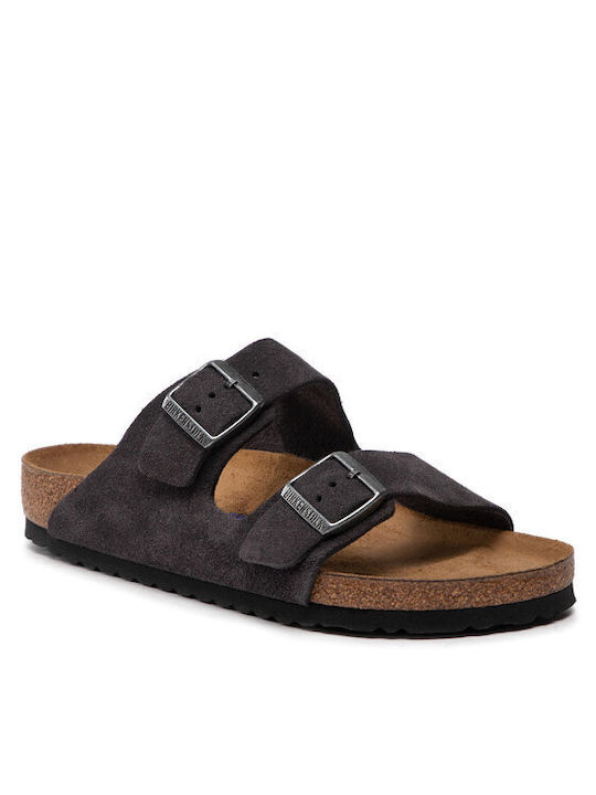 Birkenstock Arizona Bs Sandale pentru bărbați Velvet Gray