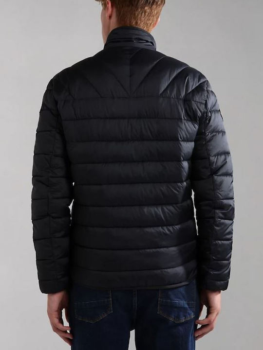 Aerons Stand Winter Jacket Puffer Black