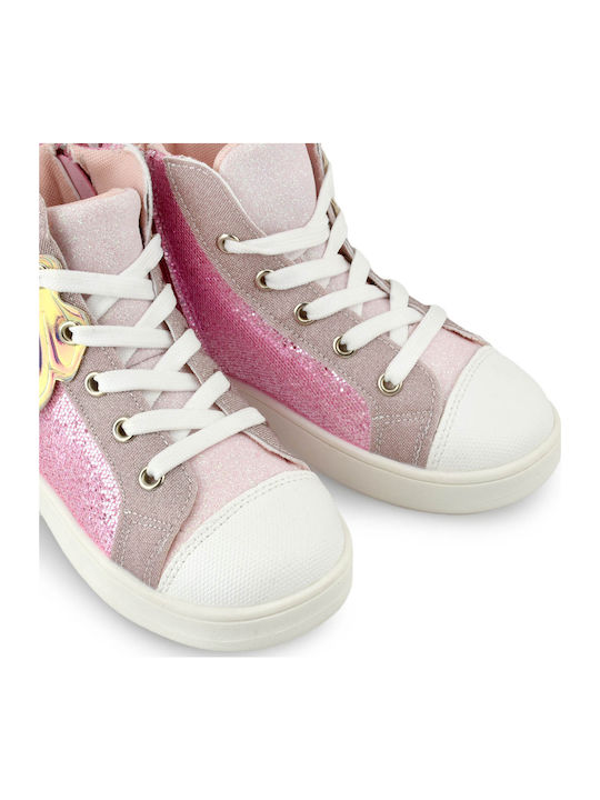Παιδικά Sneakers High Ροζ