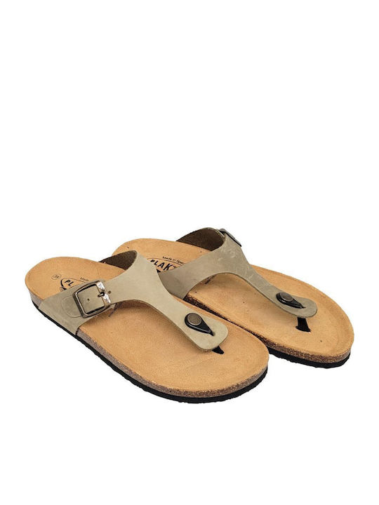 Bolero Leather Women's Flat Sandals Anatomic Olive